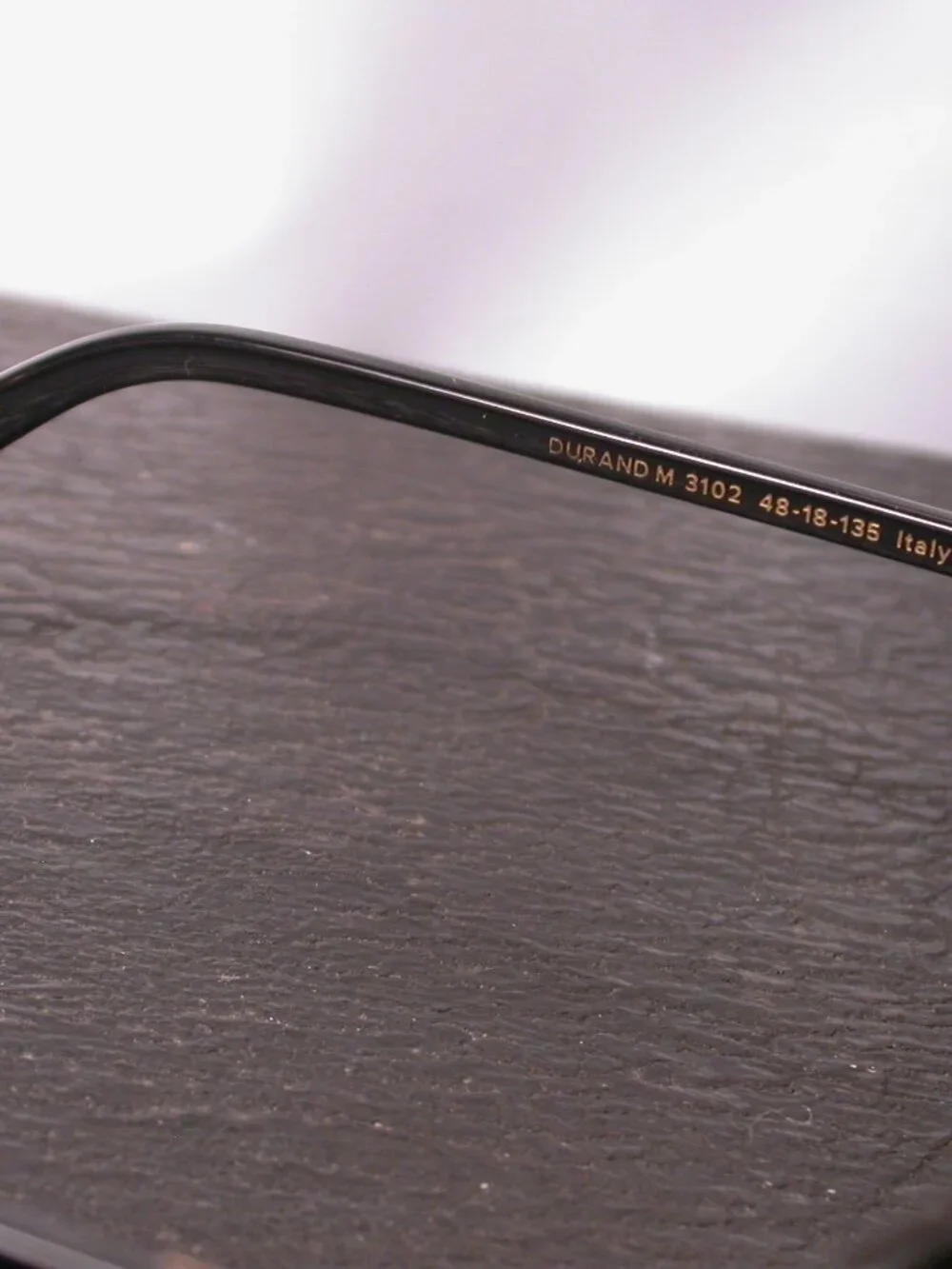 Warby Parker Durand Black and Gold Eyeglasses Frames ITALY